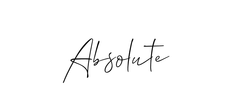 Make a beautiful signature design for name Absolute. Use this online signature maker to create a handwritten signature for free. Absolute signature style 2 images and pictures png