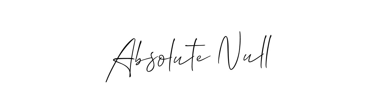 How to Draw Absolute Null signature style? Allison_Script is a latest design signature styles for name Absolute Null. Absolute Null signature style 2 images and pictures png