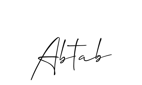 This is the best signature style for the Abtab name. Also you like these signature font (Allison_Script). Mix name signature. Abtab signature style 2 images and pictures png