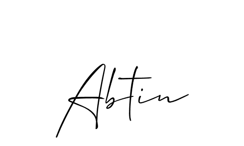 You can use this online signature creator to create a handwritten signature for the name Abtin. This is the best online autograph maker. Abtin signature style 2 images and pictures png