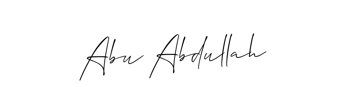 How to Draw Abu Abdullah signature style? Allison_Script is a latest design signature styles for name Abu Abdullah. Abu Abdullah signature style 2 images and pictures png