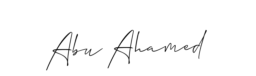 Similarly Allison_Script is the best handwritten signature design. Signature creator online .You can use it as an online autograph creator for name Abu Ahamed. Abu Ahamed signature style 2 images and pictures png