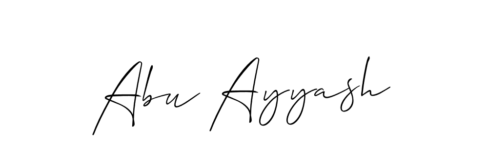 This is the best signature style for the Abu Ayyash name. Also you like these signature font (Allison_Script). Mix name signature. Abu Ayyash signature style 2 images and pictures png