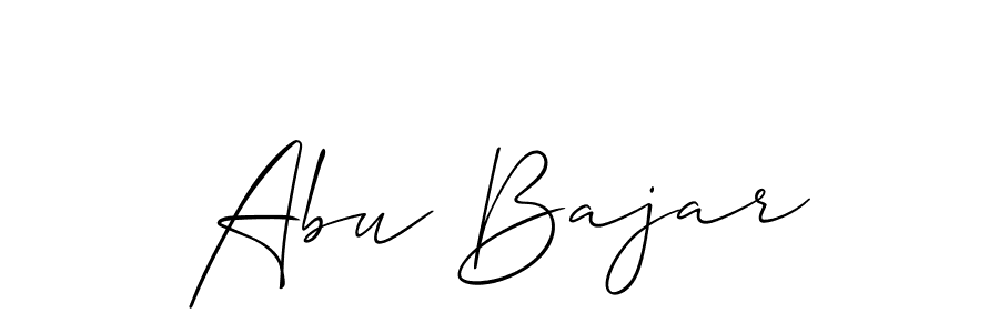 How to Draw Abu Bajar signature style? Allison_Script is a latest design signature styles for name Abu Bajar. Abu Bajar signature style 2 images and pictures png