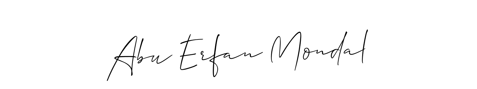 Make a beautiful signature design for name Abu Erfan Mondal. Use this online signature maker to create a handwritten signature for free. Abu Erfan Mondal signature style 2 images and pictures png