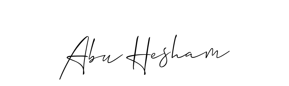 Make a short Abu Hesham signature style. Manage your documents anywhere anytime using Allison_Script. Create and add eSignatures, submit forms, share and send files easily. Abu Hesham signature style 2 images and pictures png