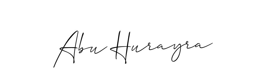 You should practise on your own different ways (Allison_Script) to write your name (Abu Hurayra) in signature. don't let someone else do it for you. Abu Hurayra signature style 2 images and pictures png