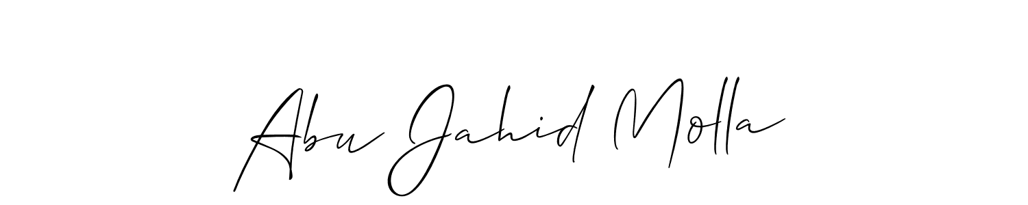 Here are the top 10 professional signature styles for the name Abu Jahid Molla. These are the best autograph styles you can use for your name. Abu Jahid Molla signature style 2 images and pictures png