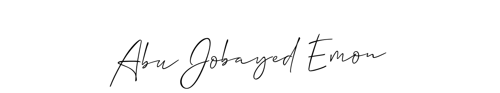 Best and Professional Signature Style for Abu Jobayed Emon. Allison_Script Best Signature Style Collection. Abu Jobayed Emon signature style 2 images and pictures png