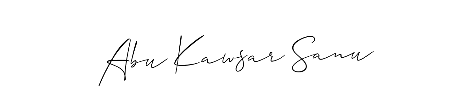 Here are the top 10 professional signature styles for the name Abu Kawsar Sanu. These are the best autograph styles you can use for your name. Abu Kawsar Sanu signature style 2 images and pictures png