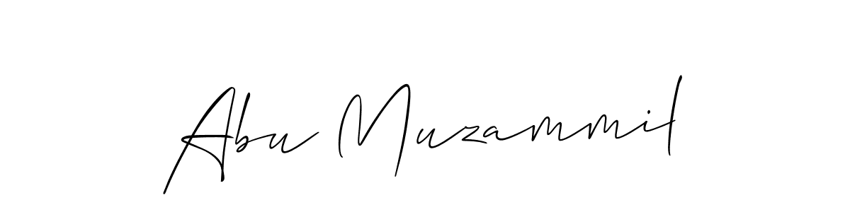 It looks lik you need a new signature style for name Abu Muzammil. Design unique handwritten (Allison_Script) signature with our free signature maker in just a few clicks. Abu Muzammil signature style 2 images and pictures png