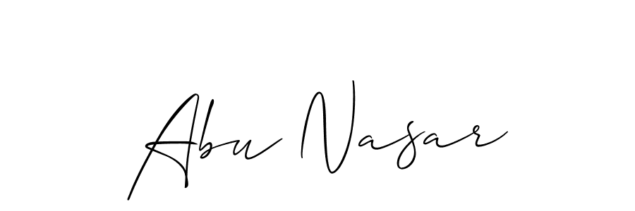Best and Professional Signature Style for Abu Nasar. Allison_Script Best Signature Style Collection. Abu Nasar signature style 2 images and pictures png
