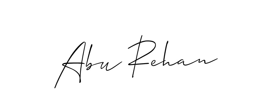 if you are searching for the best signature style for your name Abu Rehan. so please give up your signature search. here we have designed multiple signature styles  using Allison_Script. Abu Rehan signature style 2 images and pictures png