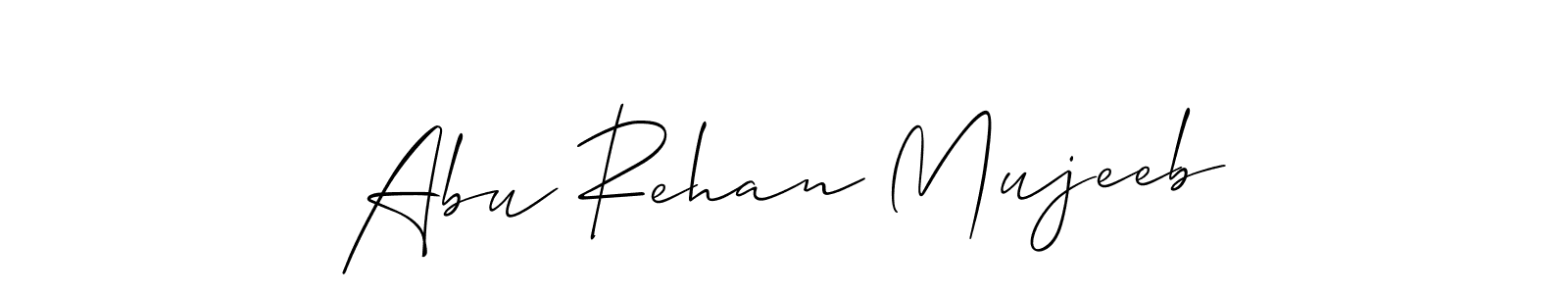 Check out images of Autograph of Abu Rehan Mujeeb name. Actor Abu Rehan Mujeeb Signature Style. Allison_Script is a professional sign style online. Abu Rehan Mujeeb signature style 2 images and pictures png