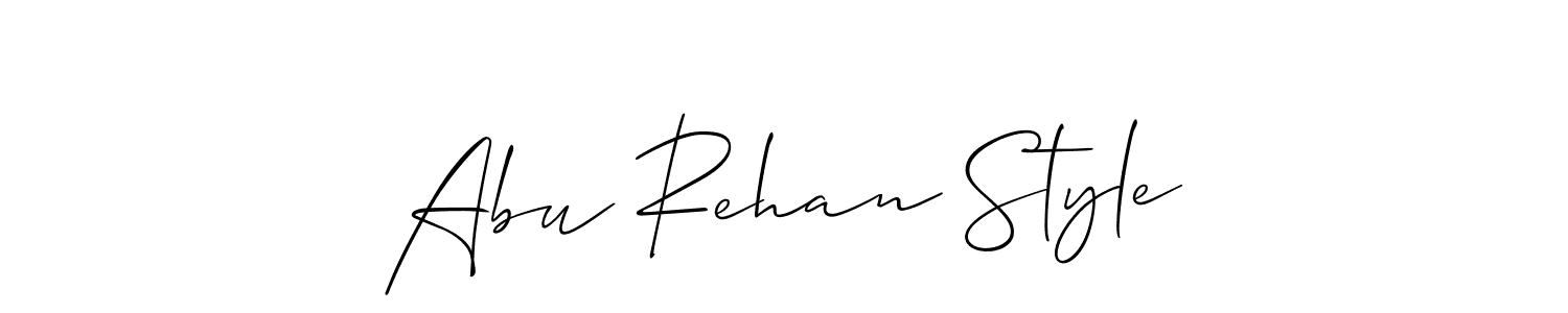 Once you've used our free online signature maker to create your best signature Allison_Script style, it's time to enjoy all of the benefits that Abu Rehan Style name signing documents. Abu Rehan Style signature style 2 images and pictures png