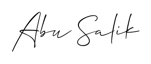 Quickly download Abu Salik name signature in high-resolution PNG using Allison_Script style. Ready to insert into PDFs and online applications. Abu Salik signature style 2 images and pictures png