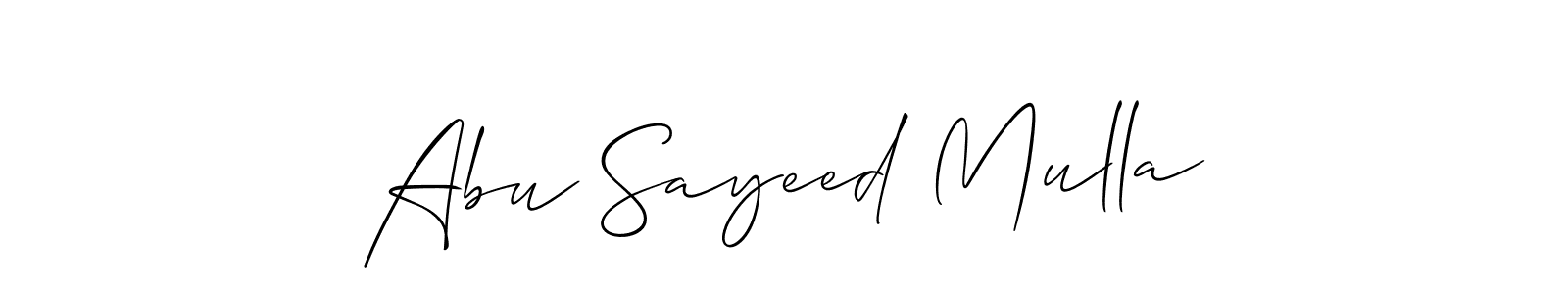 You can use this online signature creator to create a handwritten signature for the name Abu Sayeed Mulla. This is the best online autograph maker. Abu Sayeed Mulla signature style 2 images and pictures png