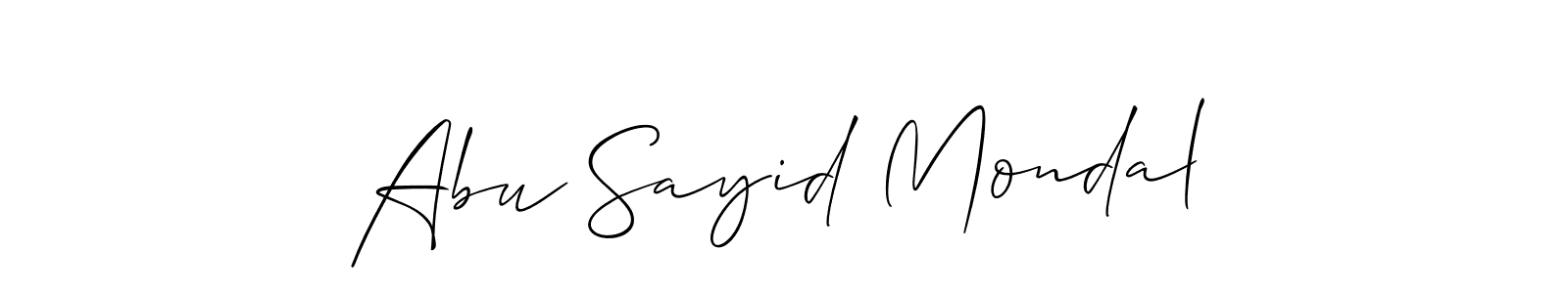 Once you've used our free online signature maker to create your best signature Allison_Script style, it's time to enjoy all of the benefits that Abu Sayid Mondal name signing documents. Abu Sayid Mondal signature style 2 images and pictures png