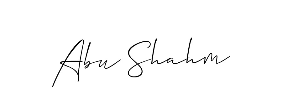 Similarly Allison_Script is the best handwritten signature design. Signature creator online .You can use it as an online autograph creator for name Abu Shahm. Abu Shahm signature style 2 images and pictures png