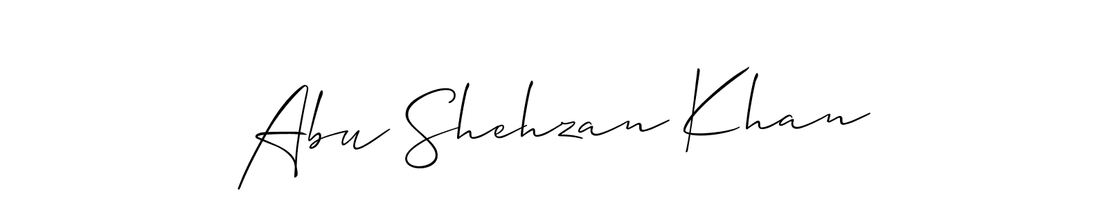 You should practise on your own different ways (Allison_Script) to write your name (Abu Shehzan Khan) in signature. don't let someone else do it for you. Abu Shehzan Khan signature style 2 images and pictures png