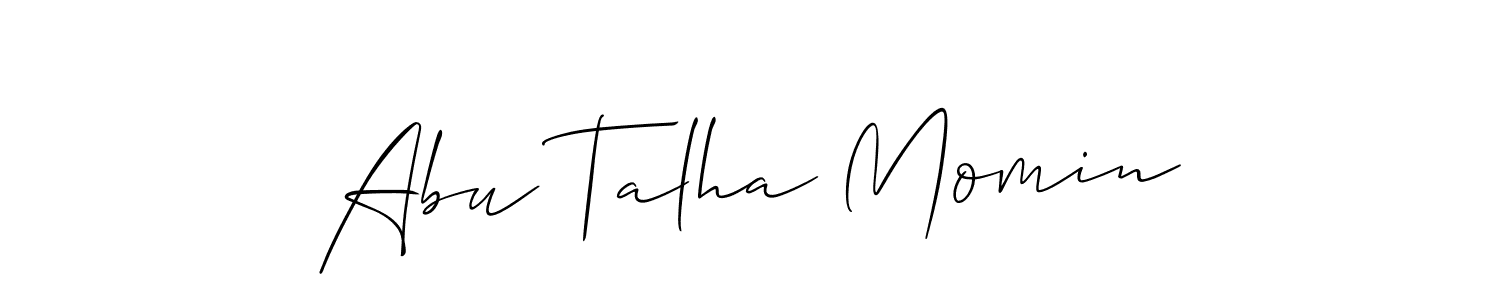 Make a beautiful signature design for name Abu Talha Momin. Use this online signature maker to create a handwritten signature for free. Abu Talha Momin signature style 2 images and pictures png