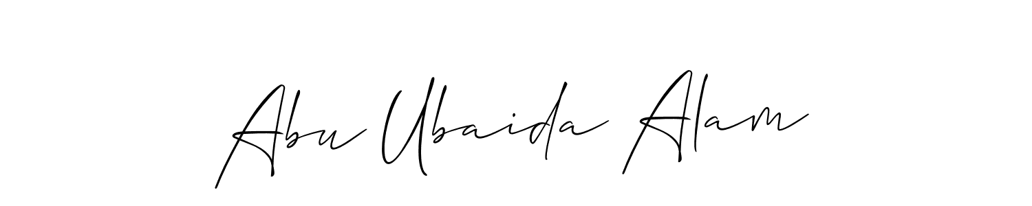 Best and Professional Signature Style for Abu Ubaida Alam. Allison_Script Best Signature Style Collection. Abu Ubaida Alam signature style 2 images and pictures png