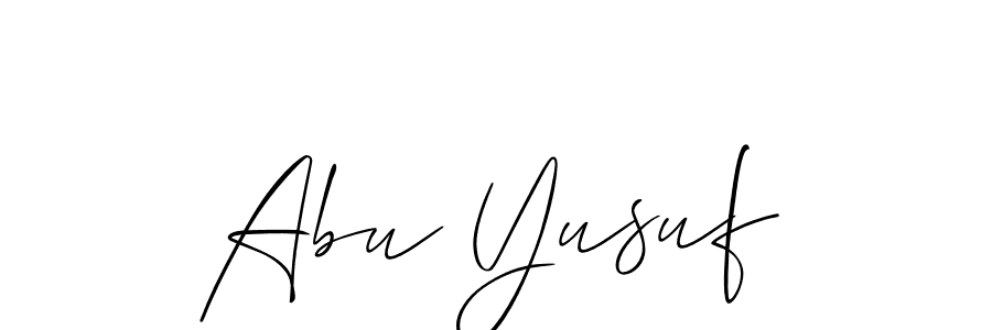 This is the best signature style for the Abu Yusuf name. Also you like these signature font (Allison_Script). Mix name signature. Abu Yusuf signature style 2 images and pictures png