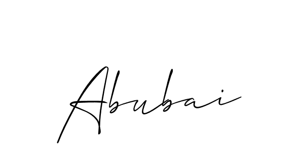 Make a beautiful signature design for name Abubai. Use this online signature maker to create a handwritten signature for free. Abubai signature style 2 images and pictures png