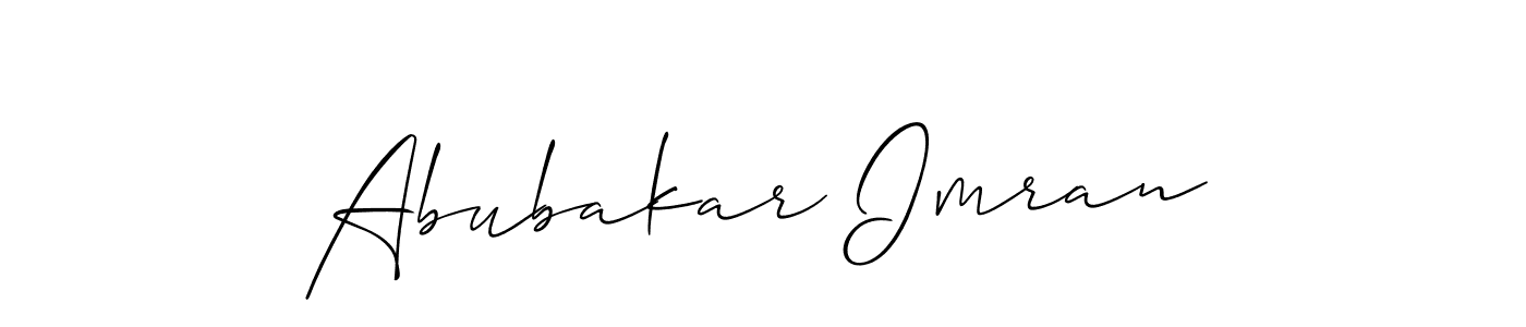 This is the best signature style for the Abubakar Imran name. Also you like these signature font (Allison_Script). Mix name signature. Abubakar Imran signature style 2 images and pictures png