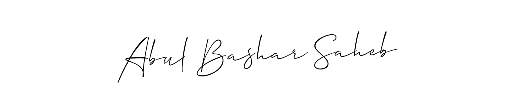 See photos of Abul Bashar Saheb official signature by Spectra . Check more albums & portfolios. Read reviews & check more about Allison_Script font. Abul Bashar Saheb signature style 2 images and pictures png