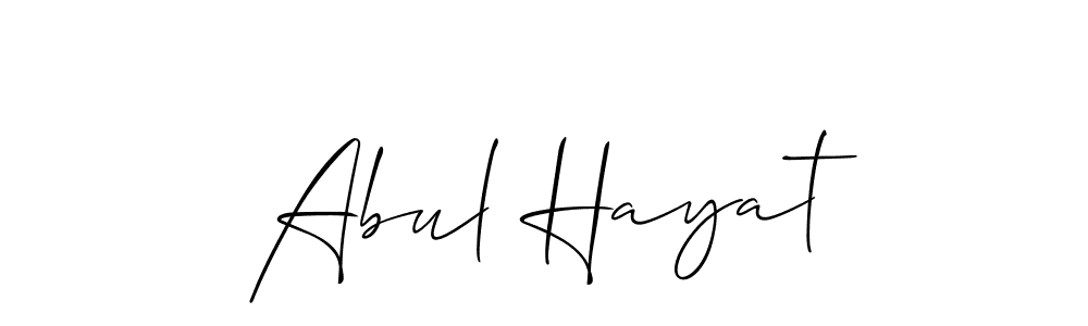 Once you've used our free online signature maker to create your best signature Allison_Script style, it's time to enjoy all of the benefits that Abul Hayat name signing documents. Abul Hayat signature style 2 images and pictures png