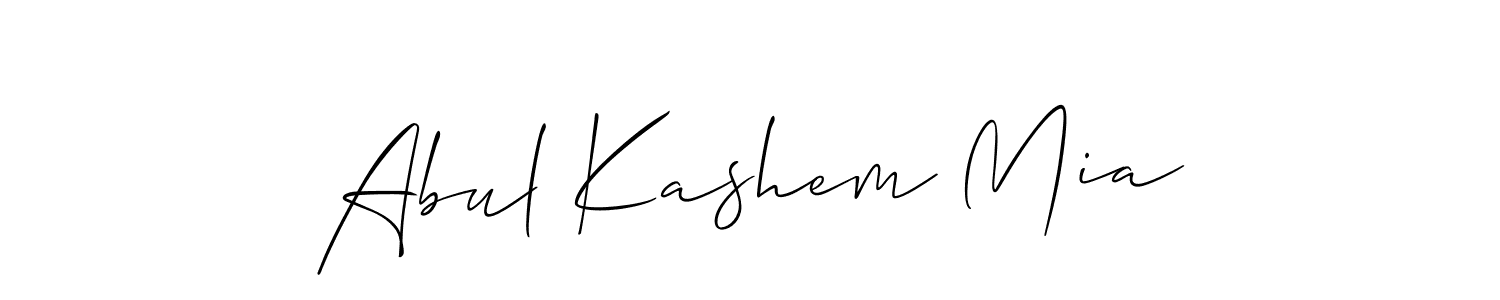 How to make Abul Kashem Mia signature? Allison_Script is a professional autograph style. Create handwritten signature for Abul Kashem Mia name. Abul Kashem Mia signature style 2 images and pictures png