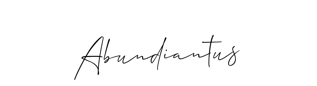 How to Draw Abundiantus signature style? Allison_Script is a latest design signature styles for name Abundiantus. Abundiantus signature style 2 images and pictures png