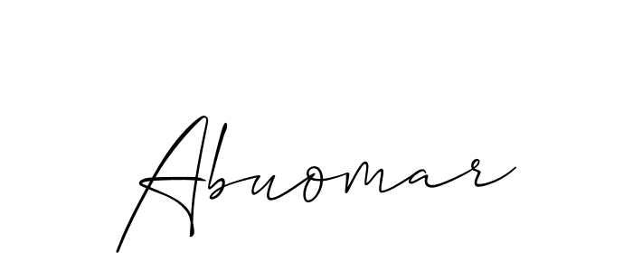 How to Draw Abuomar signature style? Allison_Script is a latest design signature styles for name Abuomar. Abuomar signature style 2 images and pictures png