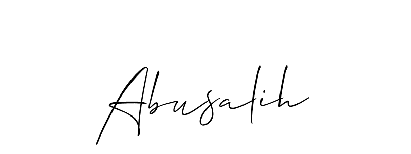 You can use this online signature creator to create a handwritten signature for the name Abusalih. This is the best online autograph maker. Abusalih signature style 2 images and pictures png