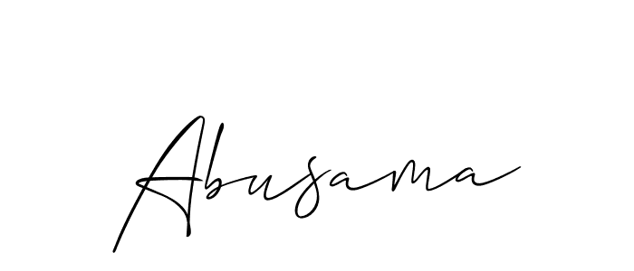 Best and Professional Signature Style for Abusama. Allison_Script Best Signature Style Collection. Abusama signature style 2 images and pictures png