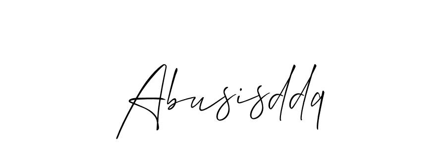 How to Draw Abusisddq signature style? Allison_Script is a latest design signature styles for name Abusisddq. Abusisddq signature style 2 images and pictures png