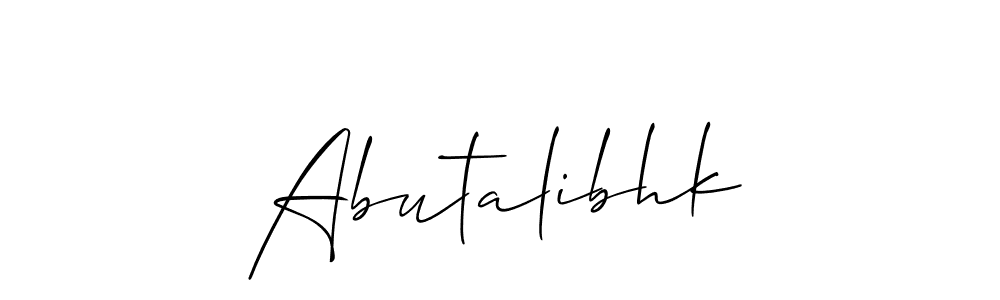 Abutalibhk stylish signature style. Best Handwritten Sign (Allison_Script) for my name. Handwritten Signature Collection Ideas for my name Abutalibhk. Abutalibhk signature style 2 images and pictures png