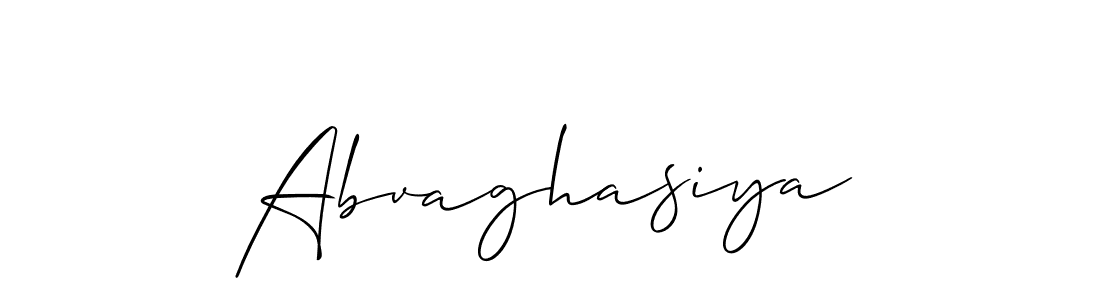 You should practise on your own different ways (Allison_Script) to write your name (Abvaghasiya) in signature. don't let someone else do it for you. Abvaghasiya signature style 2 images and pictures png