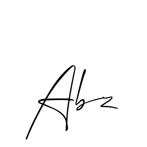 Make a beautiful signature design for name Abz. Use this online signature maker to create a handwritten signature for free. Abz signature style 2 images and pictures png