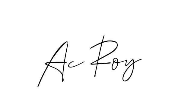 Check out images of Autograph of Ac Roy name. Actor Ac Roy Signature Style. Allison_Script is a professional sign style online. Ac Roy signature style 2 images and pictures png