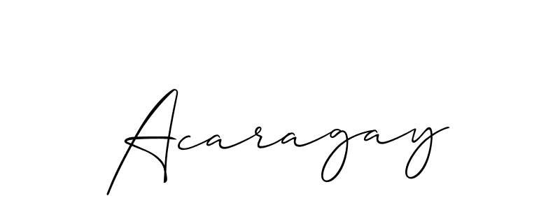 Once you've used our free online signature maker to create your best signature Allison_Script style, it's time to enjoy all of the benefits that Acaragay name signing documents. Acaragay signature style 2 images and pictures png