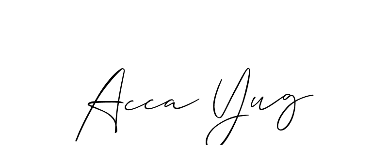 See photos of Acca Yug official signature by Spectra . Check more albums & portfolios. Read reviews & check more about Allison_Script font. Acca Yug signature style 2 images and pictures png