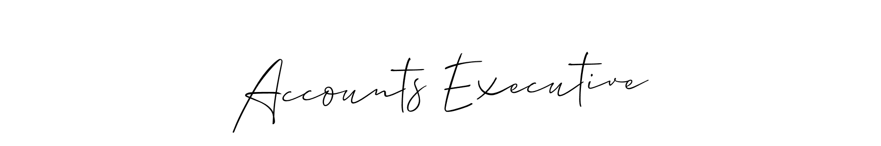 Check out images of Autograph of Accounts Executive name. Actor Accounts Executive Signature Style. Allison_Script is a professional sign style online. Accounts Executive signature style 2 images and pictures png