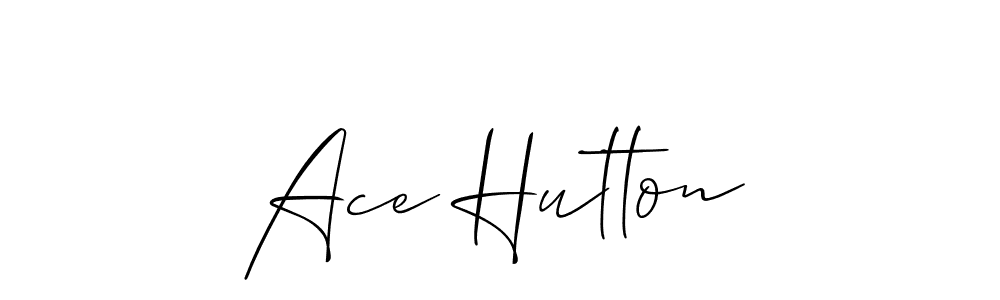 Make a beautiful signature design for name Ace Hutton. Use this online signature maker to create a handwritten signature for free. Ace Hutton signature style 2 images and pictures png