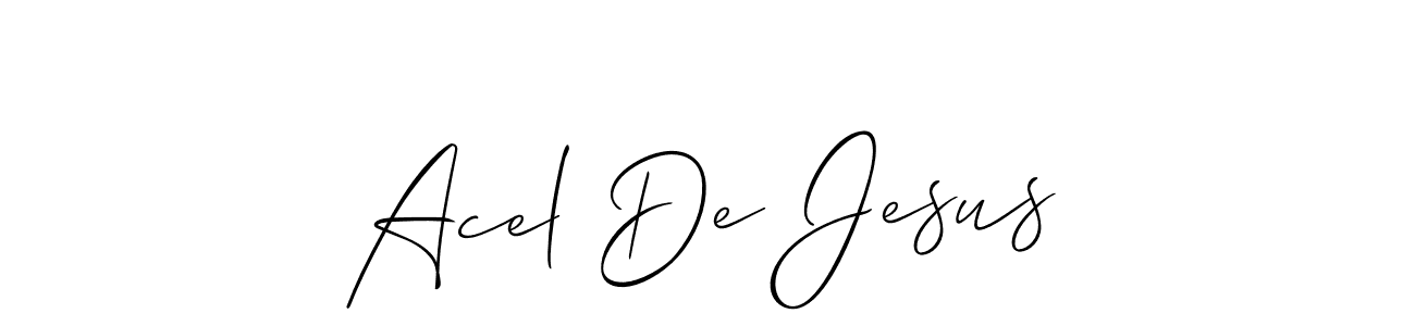 This is the best signature style for the Acel De Jesus name. Also you like these signature font (Allison_Script). Mix name signature. Acel De Jesus signature style 2 images and pictures png