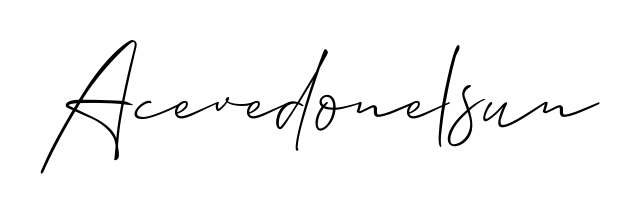 The Allison_Script signature style provides a bold statement for name Acevedonelsun. Designed for business owners, executives, and leaders. Acevedonelsun signature style 2 images and pictures png