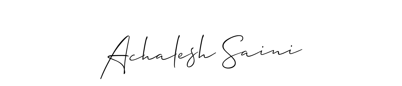 Best and Professional Signature Style for Achalesh Saini. Allison_Script Best Signature Style Collection. Achalesh Saini signature style 2 images and pictures png