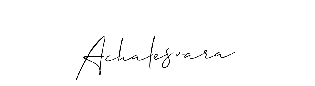 Best and Professional Signature Style for Achalesvara. Allison_Script Best Signature Style Collection. Achalesvara signature style 2 images and pictures png