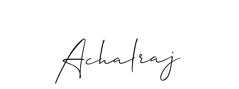 Allison_Script is a professional signature style that is perfect for those who want to add a touch of class to their signature. It is also a great choice for those who want to make their signature more unique. Get Achalraj name to fancy signature for free. Achalraj signature style 2 images and pictures png